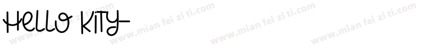 hello kity字体转换
